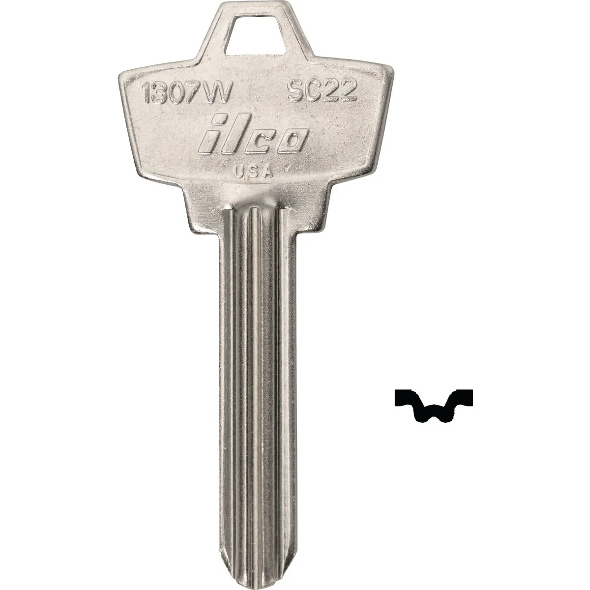 Secure ILCO Schlage Nickel Plated House Key SC22 10-Pack Fine Crafted