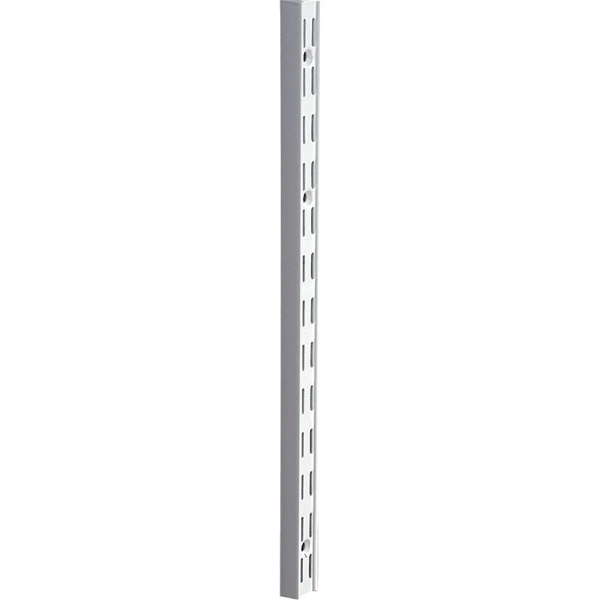 Fashionable Knape Vogt 82 Series 39 In. White Steel Heavy-Duty Double-Slot Shelf Standard Modern