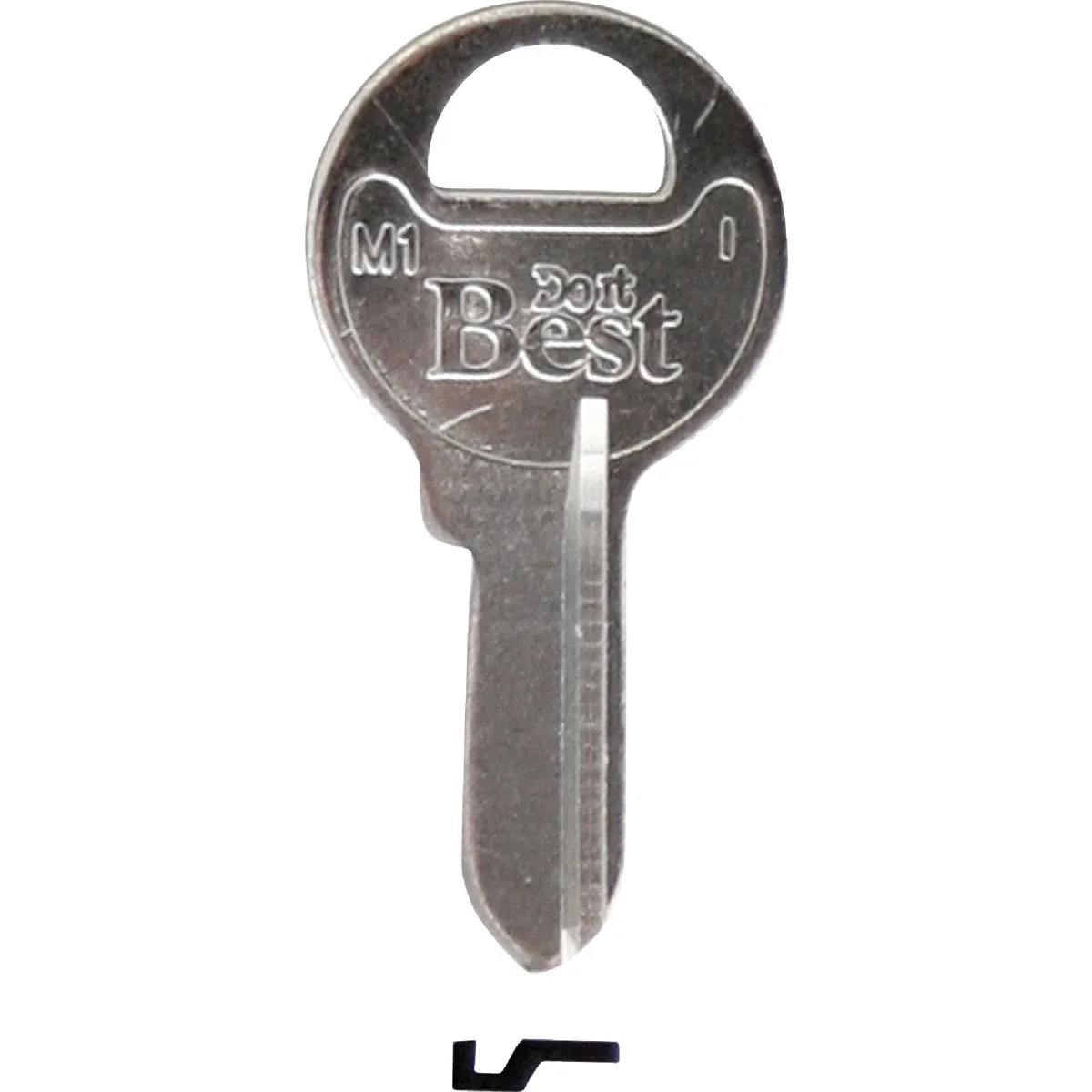 Innovative Do it Master Nickel Plated Padlock Key M1 10-Pack Trendy