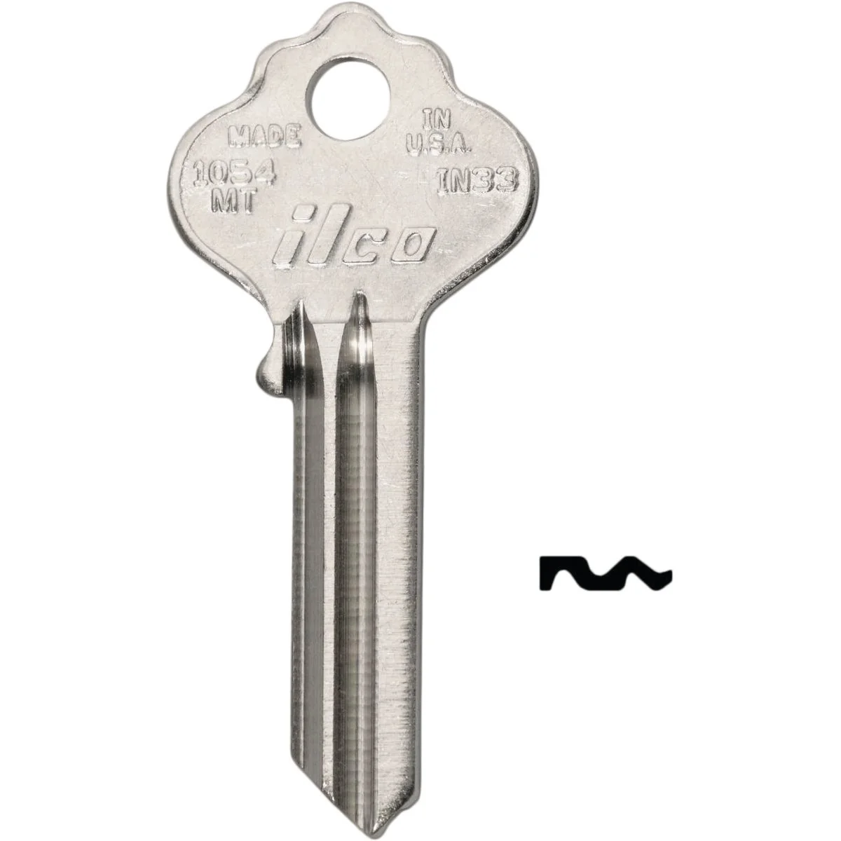 Safe ILCO Nickel Plated File Cabinet Key IN33 10-Pack Trendy
