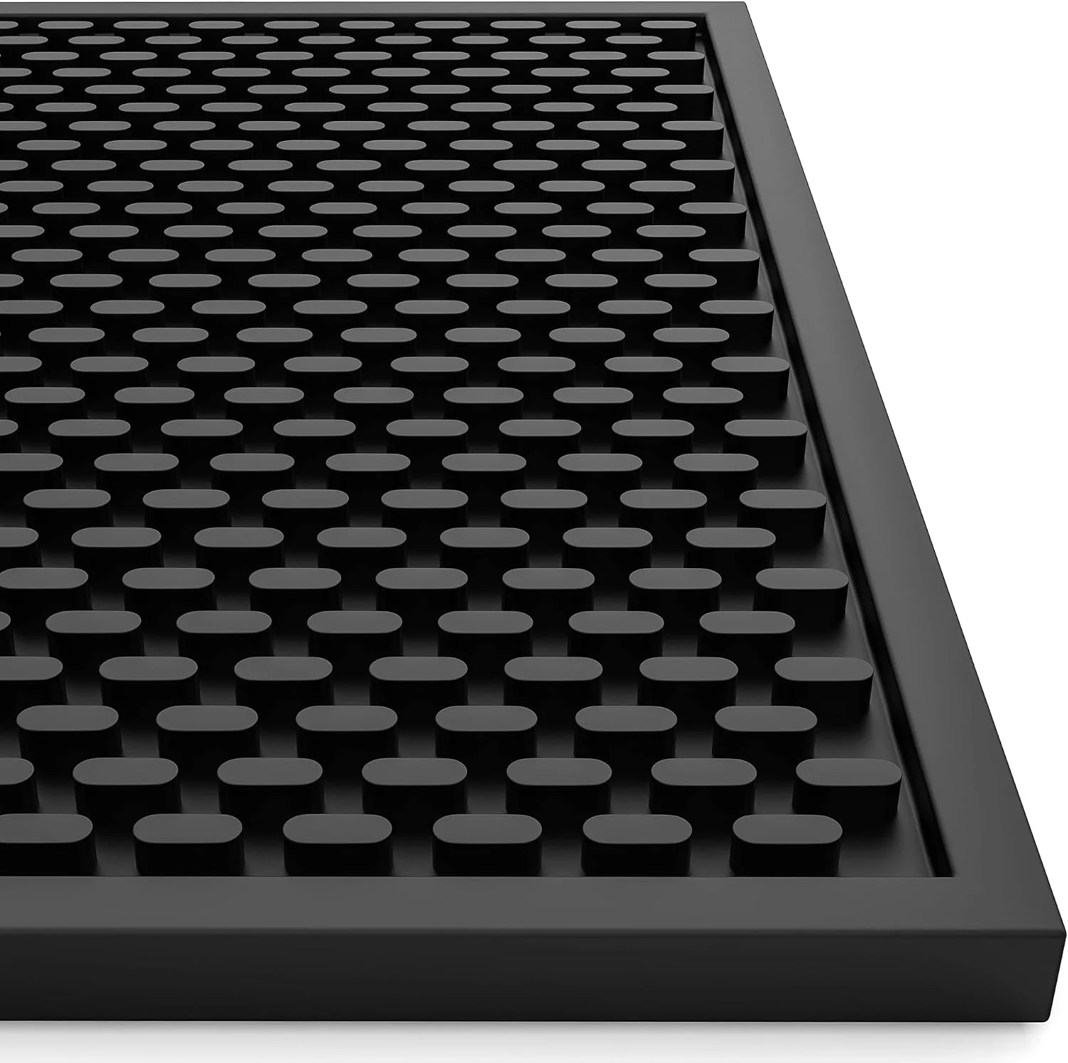 Carefully Designed AXIESO Bar Mat 18 x 12 in – Silicone Coffee Bar Mats for Countertop Top-Quality