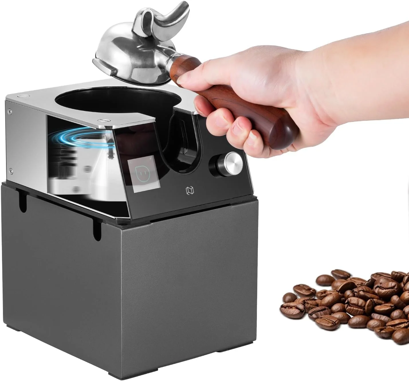 Professional NEUTRAL NS300 Pro Electric Portafilter Cleaner-Automatic Coffee Grounds Cleaning Machine-Knock box for Espresso coffee-Espresso Puck Sucker-Suitable for 58mm portafilters. Environmentally Friendly