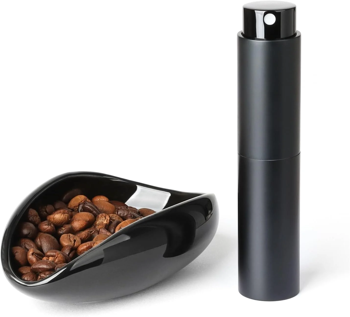 Refined KitchenTour Precision Coffee Kit – Ceramic Dosing Cup 8ml Anti-Static Sprayer – 2-in-1 Barista Set for Espresso Cold Brew Detailed