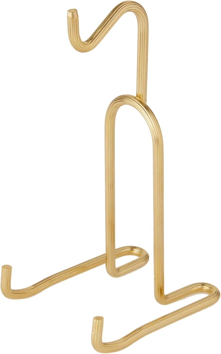 Crafted Bard’s Demi-tasse Gold-toned Cup and Saucer Stand 5.5 H x 2.75 W x 3.25 D For 2-3 Fluid Ounce Espresso Cups Pack of 3 Lightweight