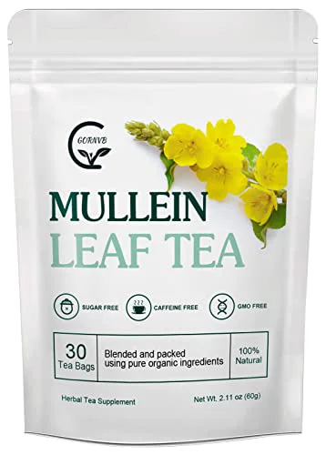 Prestigious Mullein Leaf Tea Bags 30 Count Safe