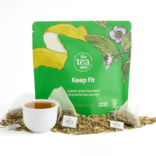 Exclusive Organic Keep Fit Green Tea with Yerba Mate and Matcha for Metabolic Support 15 Count Traditional