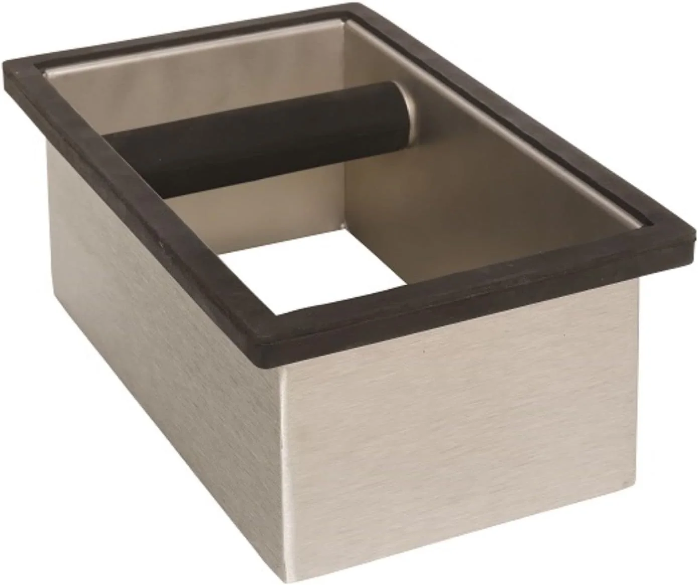 Trusted Rattleware Stainless Steel Open Bottom Knock Box Chute with Rubber Bar 9in Official