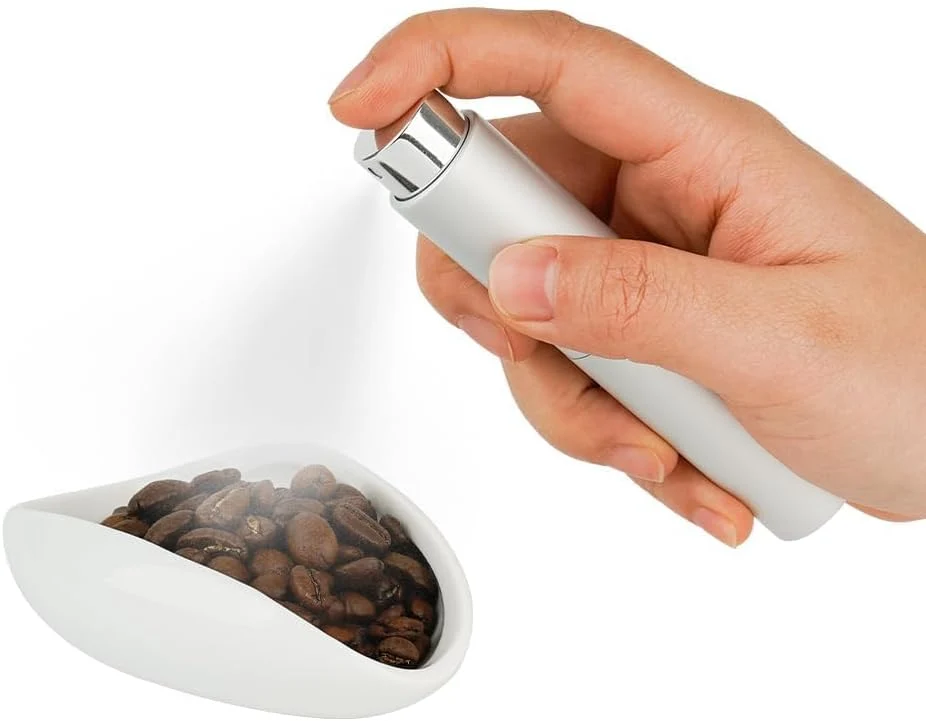 Next-Generation watchget Coffee Bean Dosing Cup amp RDT Spray Bottle Kit White 10ml Static Reducing Sprayer Ceramic Single Dose Tray for Coffee amp Tea Espresso Brewing Accessory for Home amp Espresso Bars Fine
