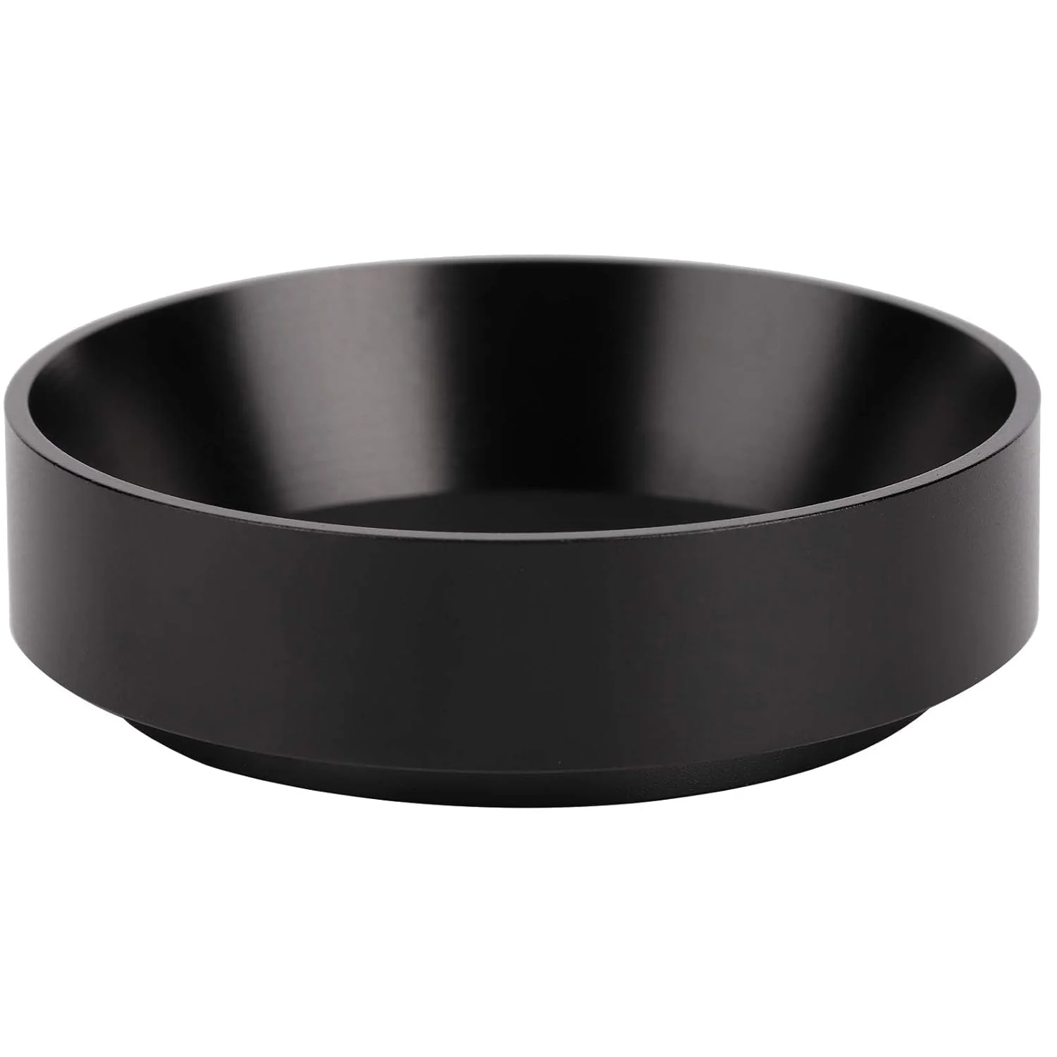 Functional Dosing Rings Aluminum Coffee Powder Dosing Rings Funnel with Magnetic Coffee Maker Accessory Black 51MM Sophisticated