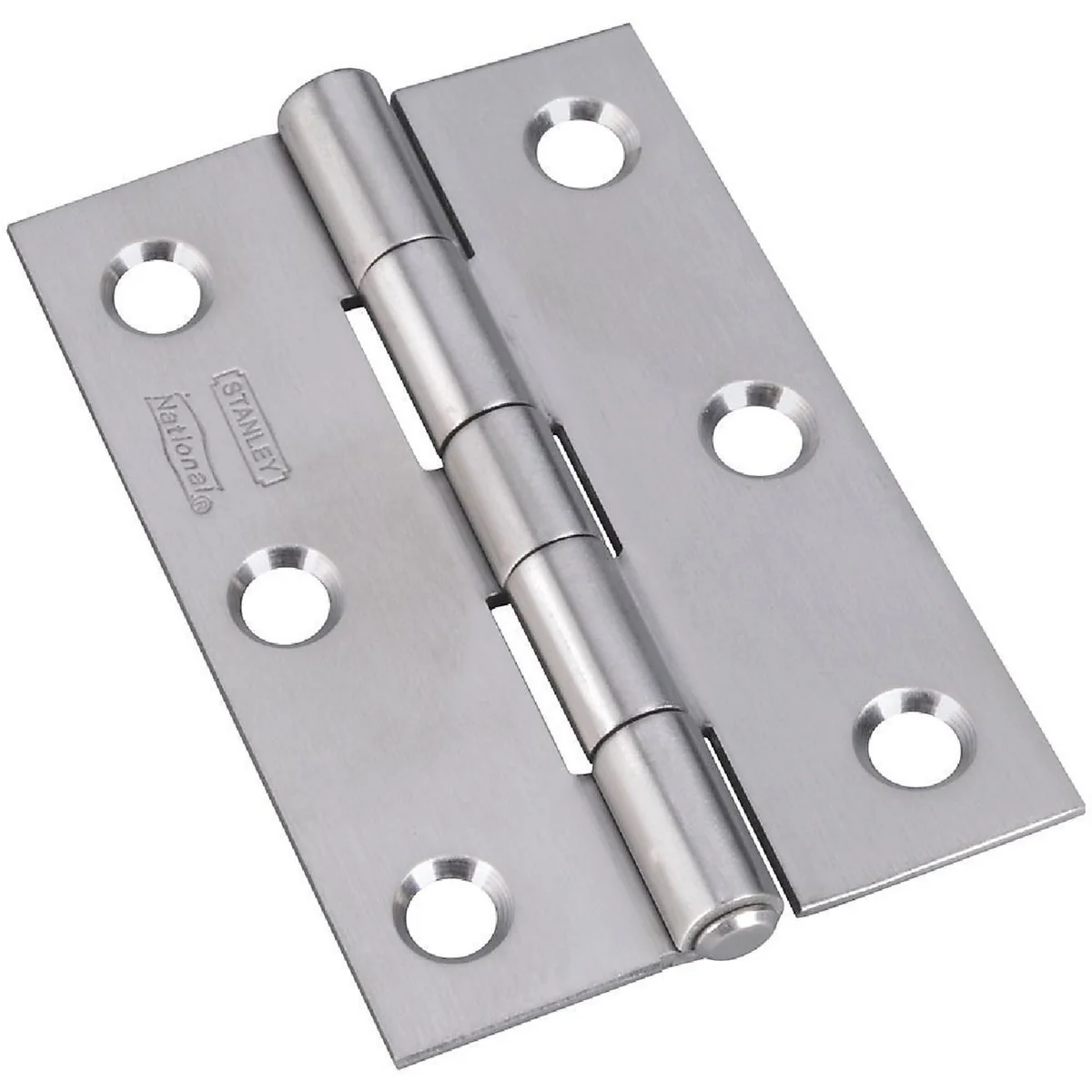 Reusable National 3 In. Stainless Steel Narrow Tight-Pin Hinge 2-Pack Long-Lasting
