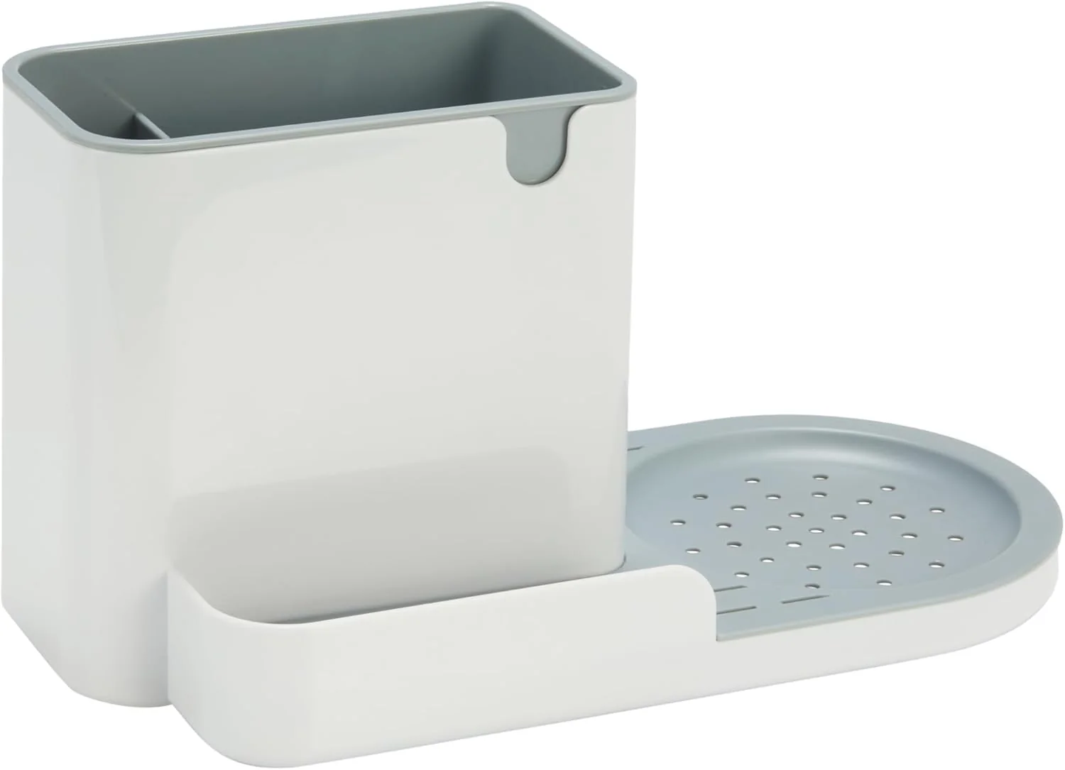 Solid Kitchen Sink Organizer Sponge Holder Large White Environmentally Friendly