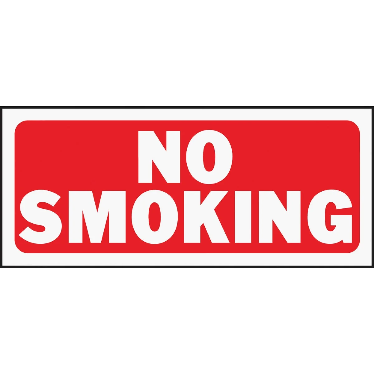 Top-Quality Hy-Ko Plastic Sign No Smoking Clean