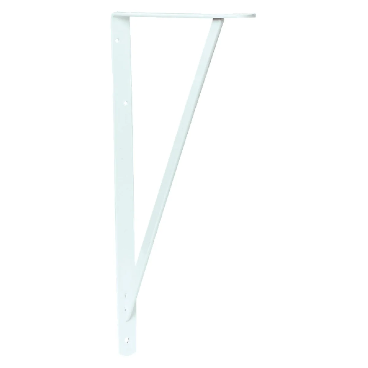 User-Friendly John Sterling 208 Series 20 In. D. x 13 In. H. White Steel L-Bracket Lightweight