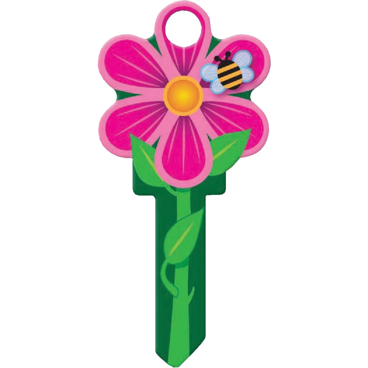 Contemporary Lucky Line Flower Design Decorative House Key SC1 Dependable
