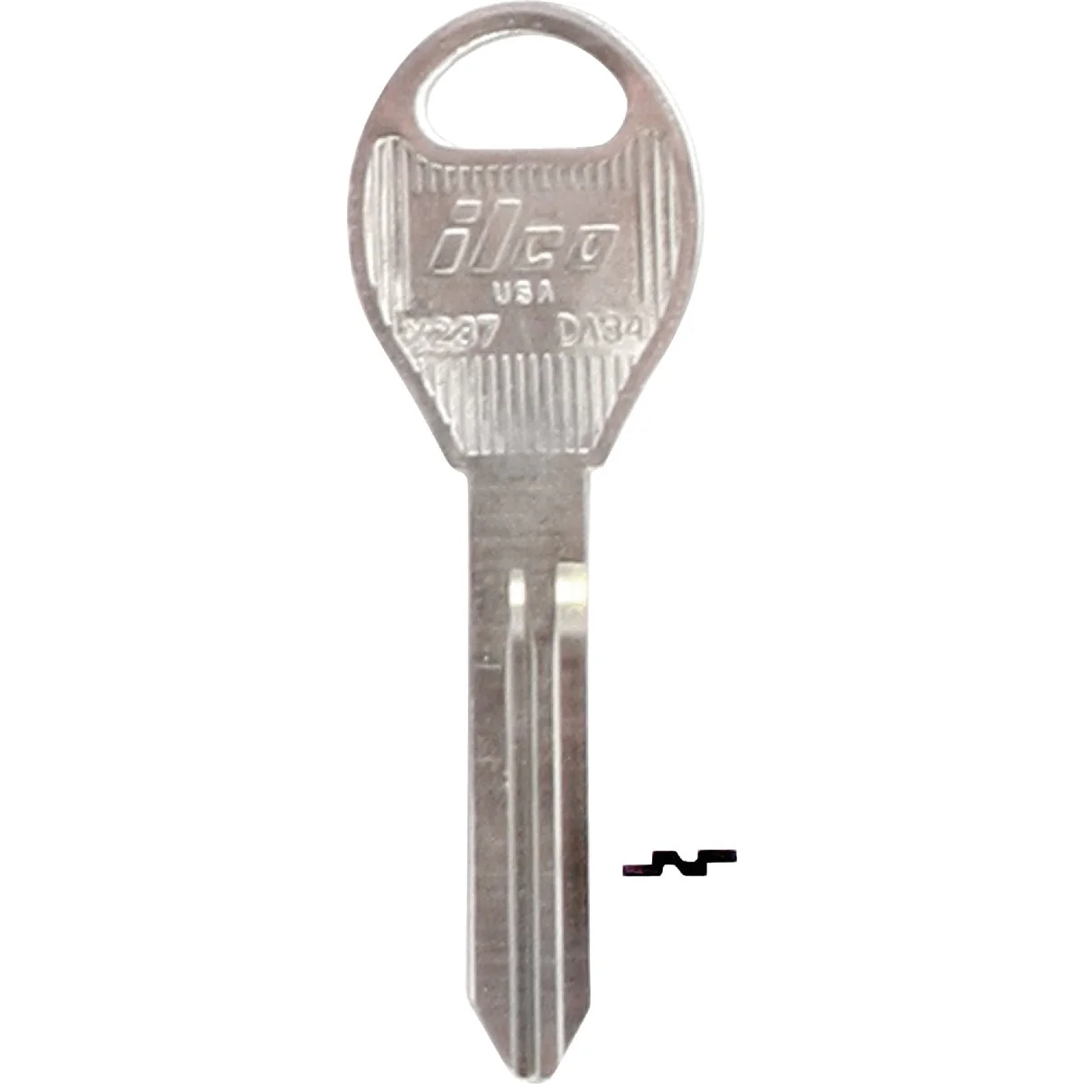 Professional ILCO Nissan Nickel Plated Automotive Key DA34 10-Pack Trendy