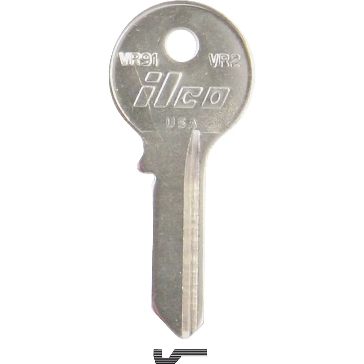 High-Grade ILCO Viro Nickel Plated Padlock Key VR2 10-Pack Unique