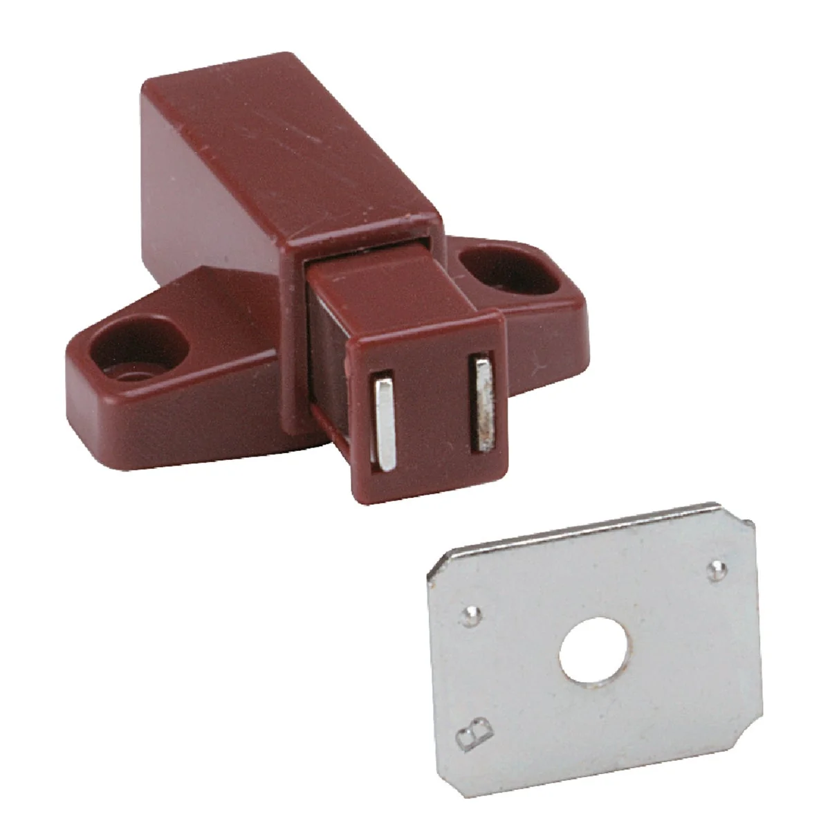 High-Performance Amerock Brown Plastic Magnetic Touch Latch Pure