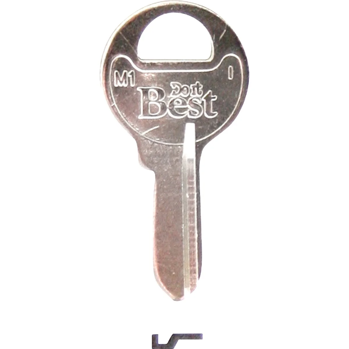 Secure Do it Master Nickel Plated Padlock Key M1 250-Pack Next-Generation