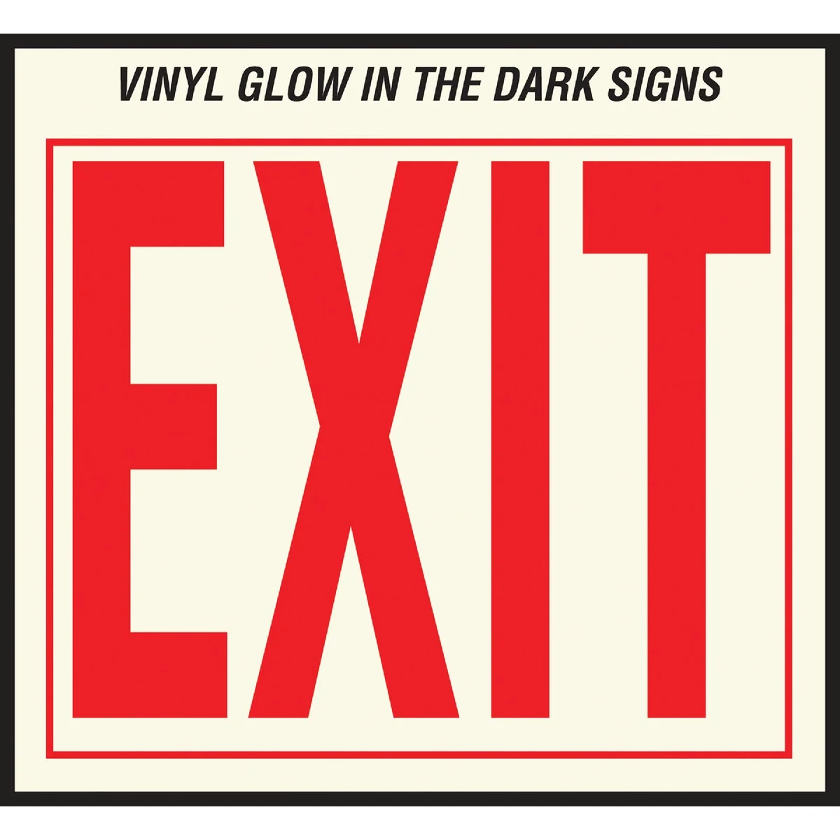 Fast Hy-Ko Vinyl Sign Exit Original