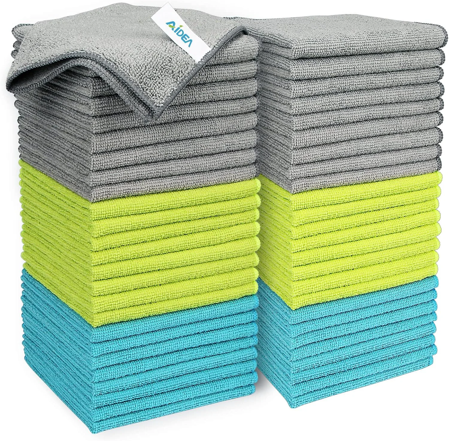 Excellent AIDEA Microfiber Cleaning Cloth-50PK Microfiber Towels for Cars 12 x12 High-Quality