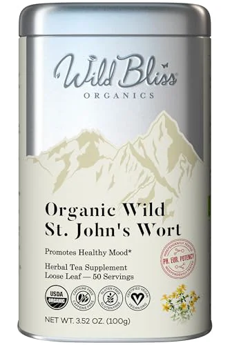 Exceptional Organic St Johns Wort Tea 50 Count Clean