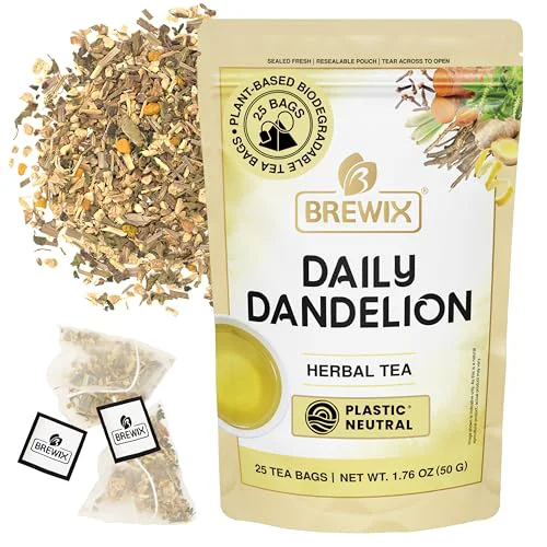 Fine Crafted Dandelion Root Detox Tea 25 Count Consistent