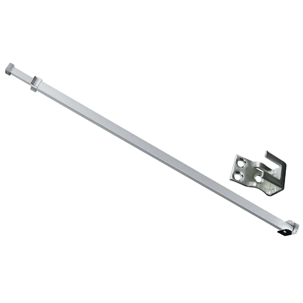 Premium Defender Security 28 In. to 48 In. Patio Door Bar Lock Pure