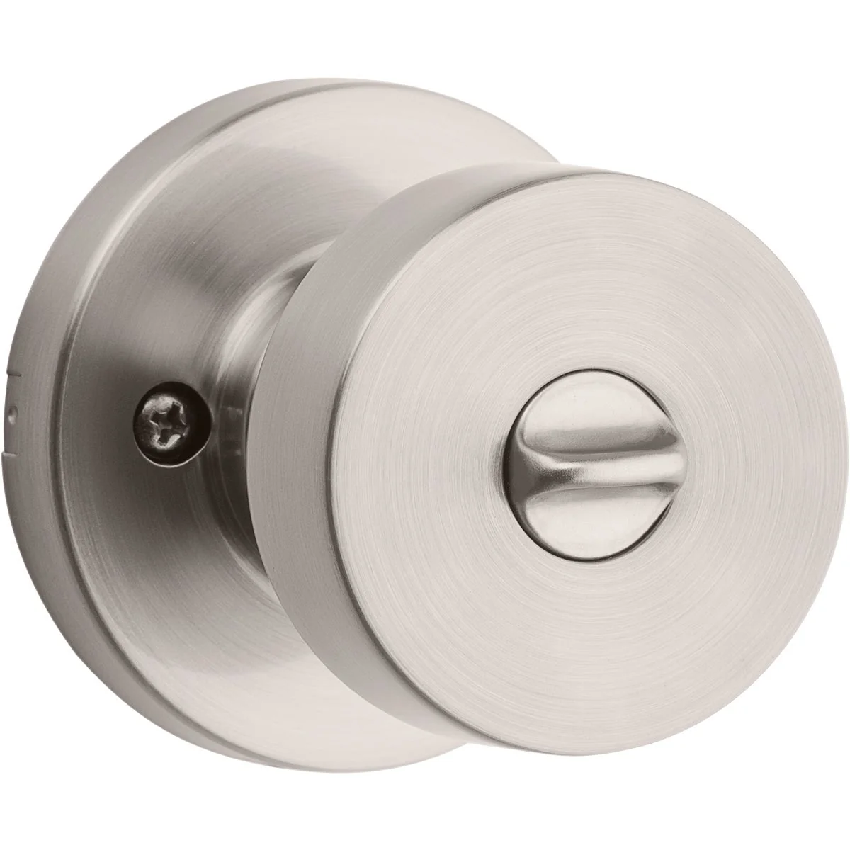 Exclusive Kwikset Pismo Contemporary Satin Nickel Privacy Knob Comfortable