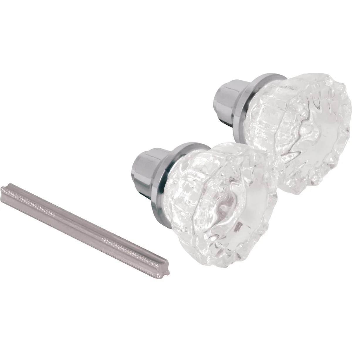 Practical Defender Security 2 In. Glass Door Knob Spindle Set High-Quality