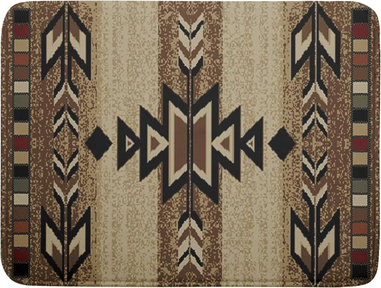 Specialty Giwawa 18 x24 Southwestern Dish Drying Mat Rustic Brown Tribal Ethnic Large Dish Drainer Mats Antique Native American Absorbent Microfiber Dish Enhanced