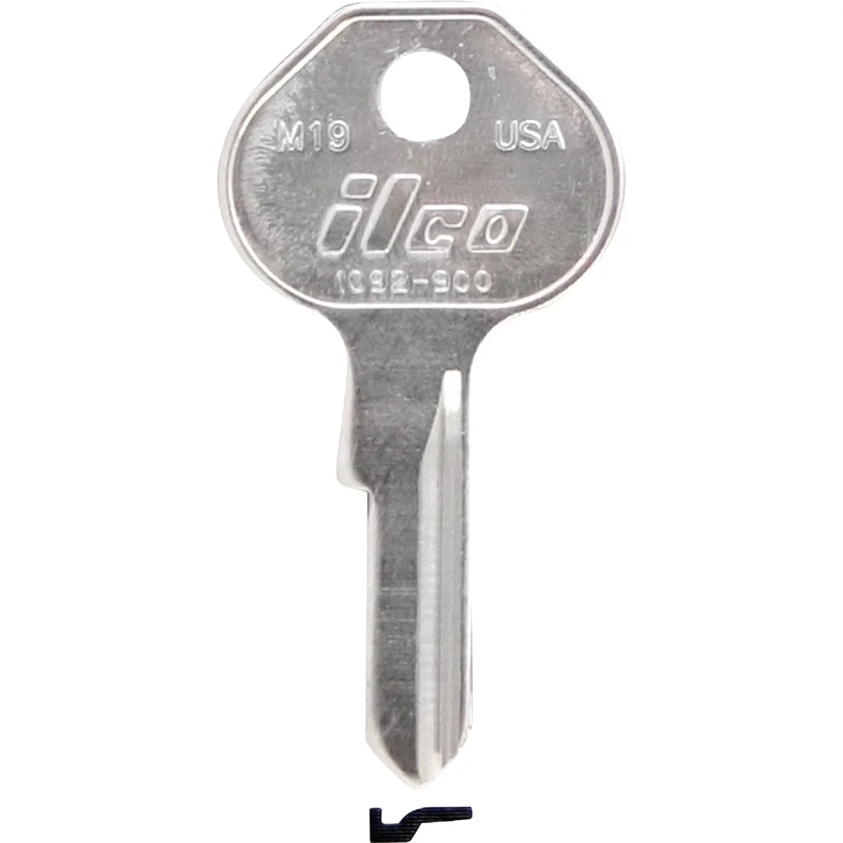 Authentic ILCO Master Nickel Plated Padlock Key M19 10-Pack Sophisticated