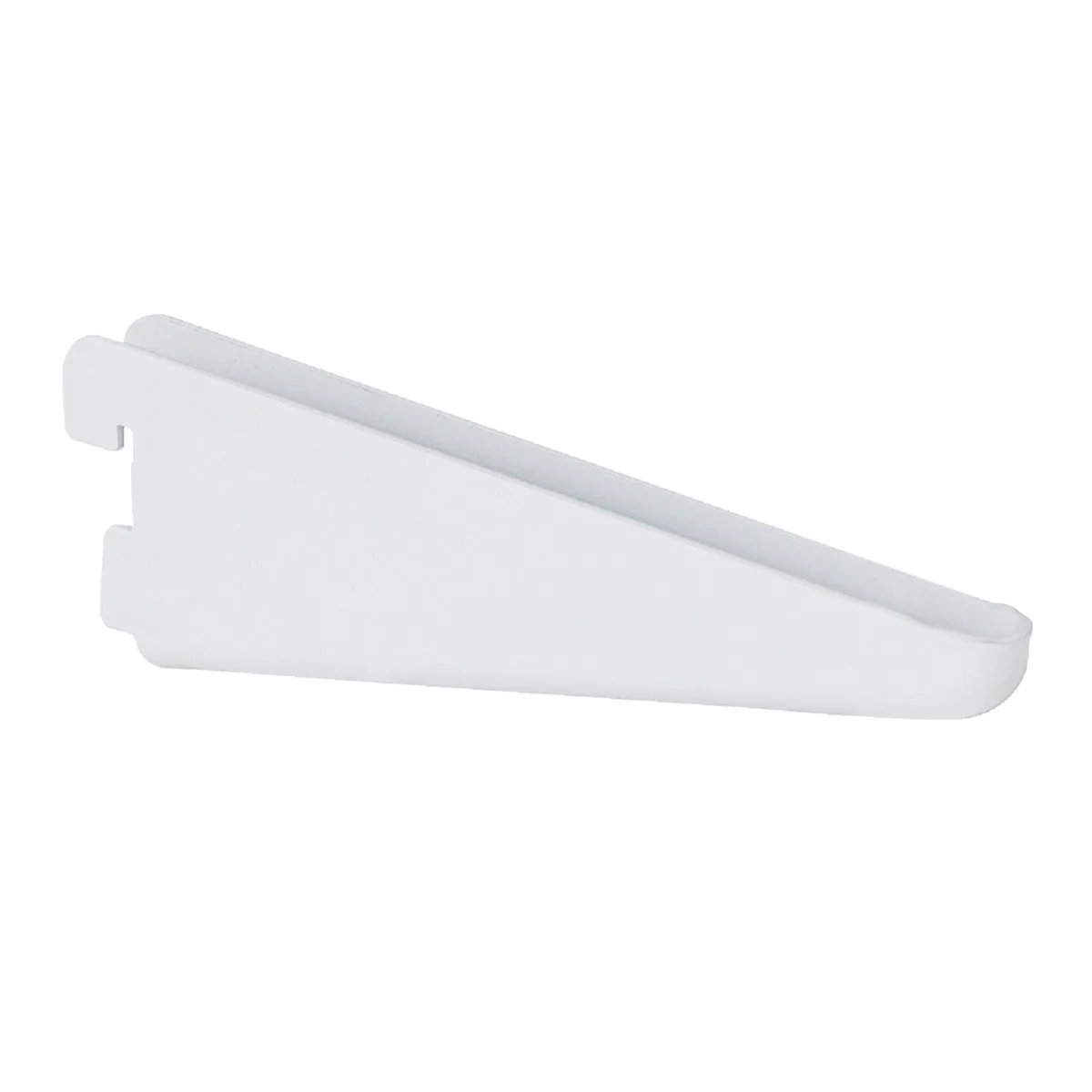 Official domRail 6-1 2 In. White Twin-Track Shelving Bracket Expertly Made