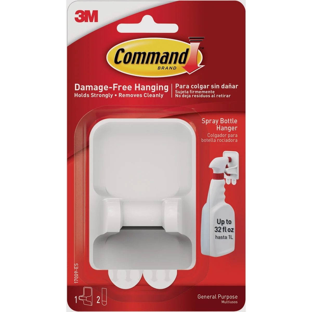 High-Grade 3M Command Spray Bottle Holder Adhesive Hook Efficient