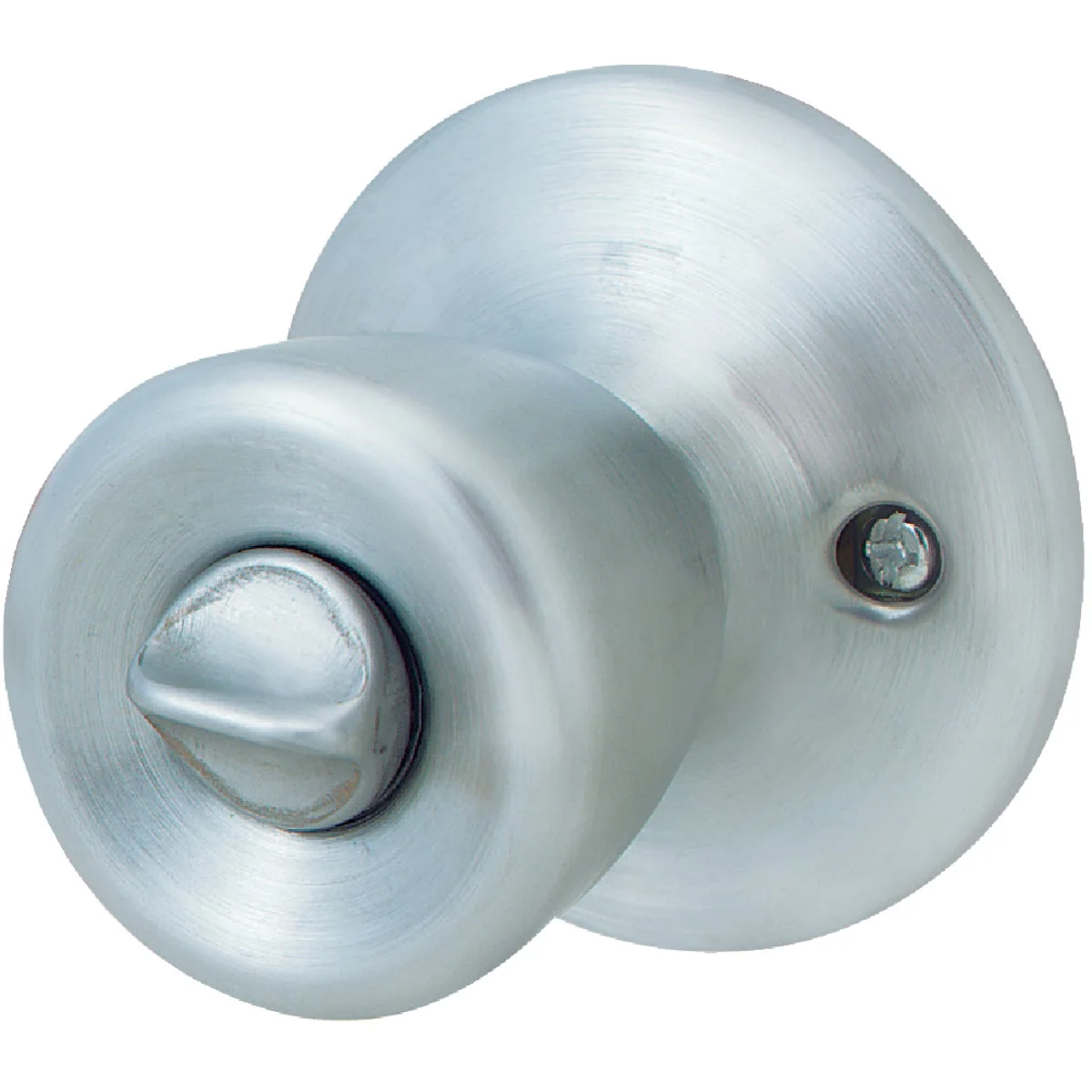 Genuine Steel Pro Satin Chrome Bed Bath Door Knob Crafted