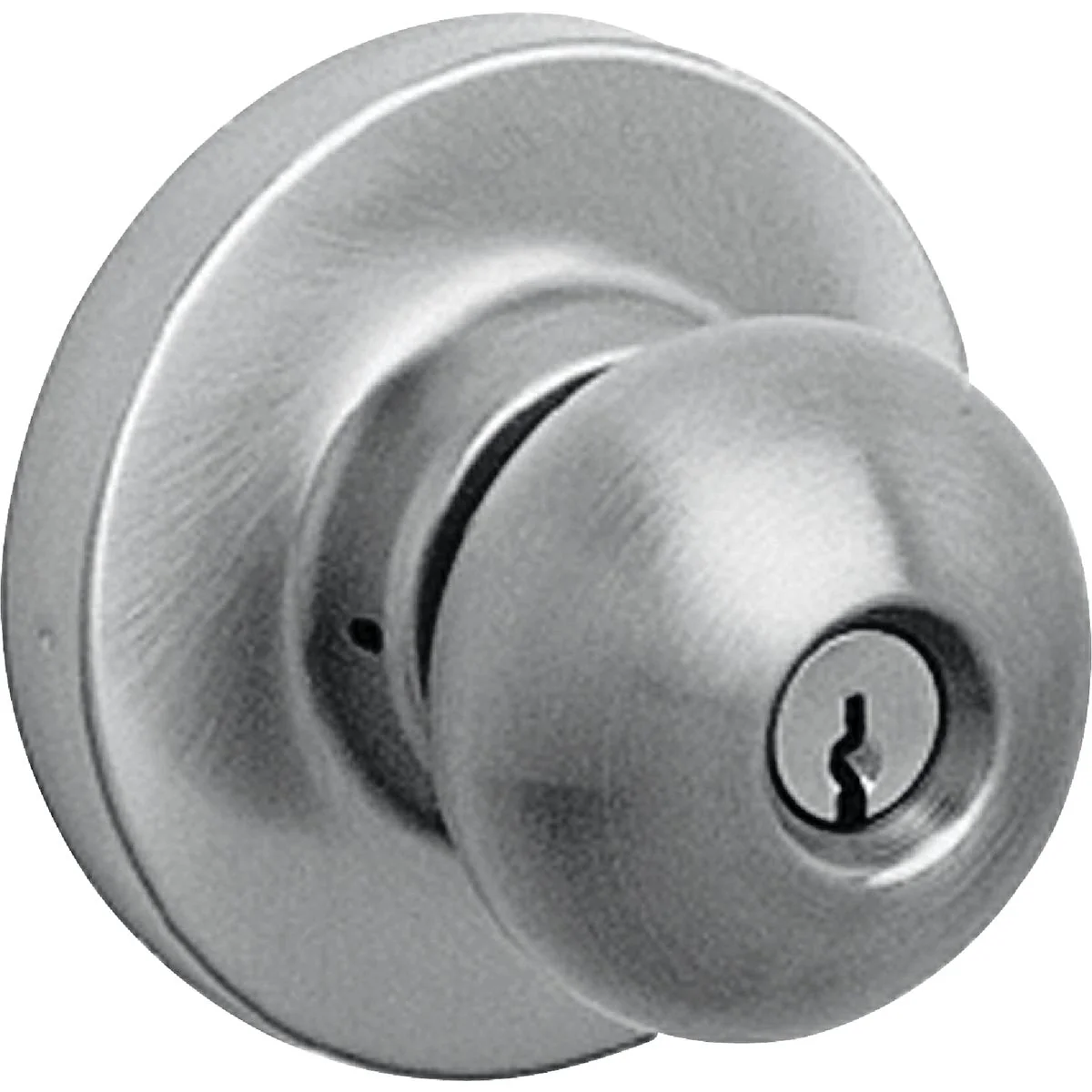 Minimalist Tell Satin Stainless Steel Exit Door Knob Exceptional