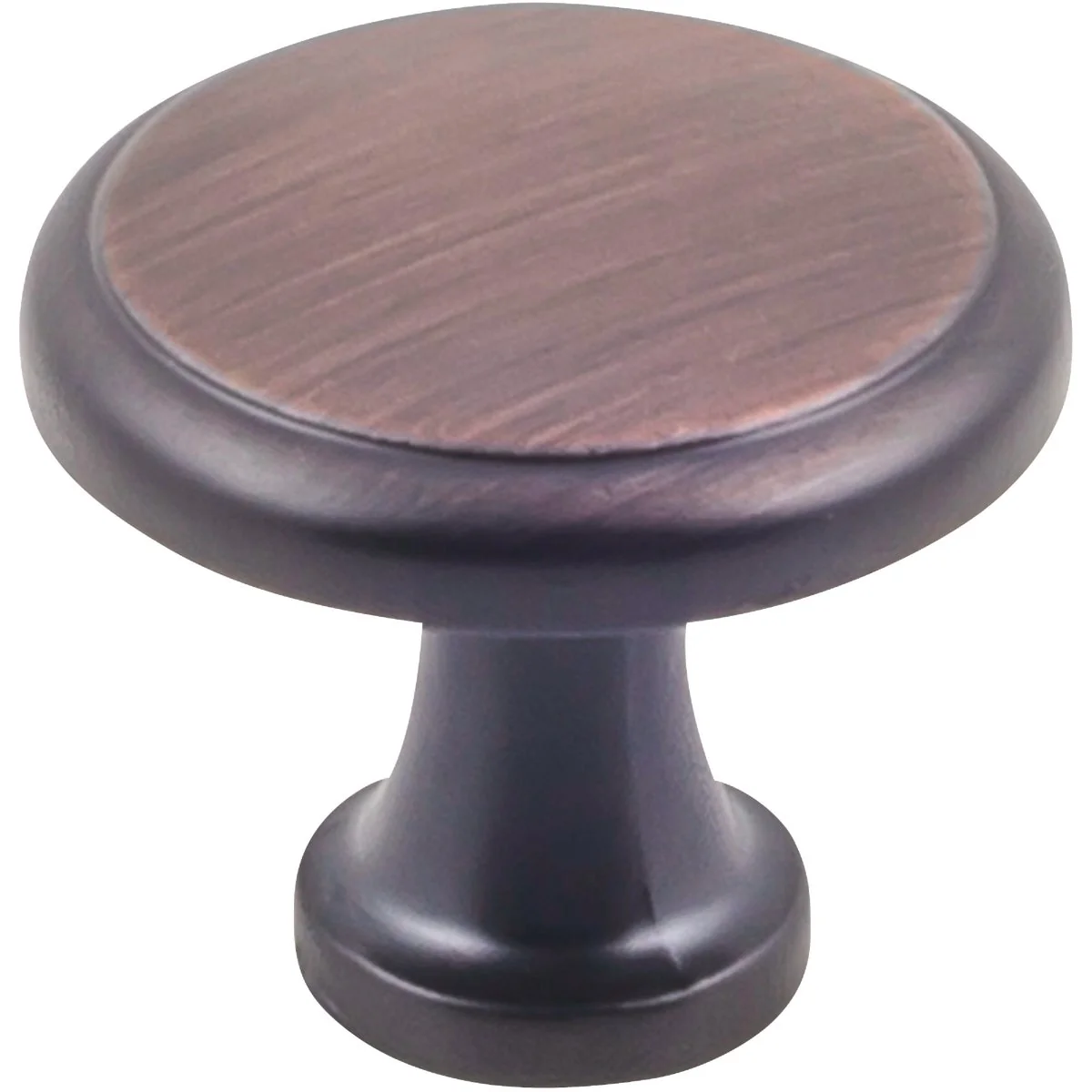 Functional KasaWare 1-3 16 In. Dia. Brushed Oil Rubbed Bronze Cabinet Knob 4-Pack Reliable