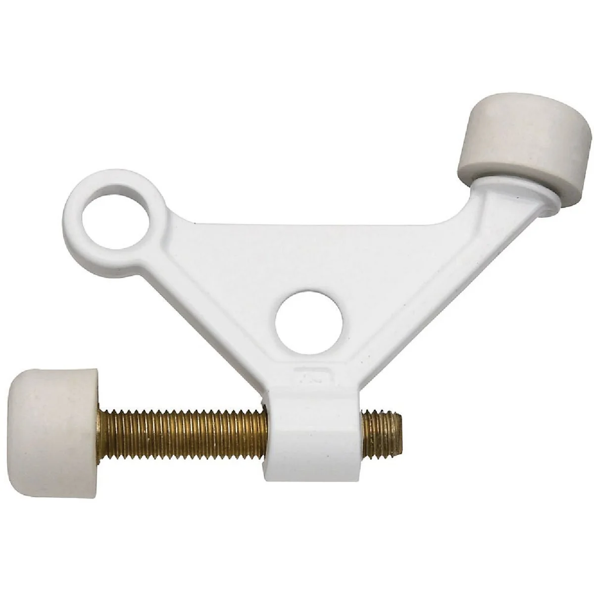 High-Grade National White Zinc Hinge Pin Door Stop Classic