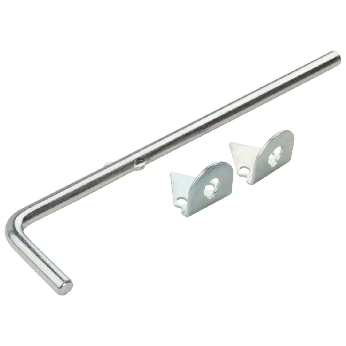 Stylish National 12 In. L. x 1 2 In. Dia. Zinc Plated Steel Cane Bolt Healthy