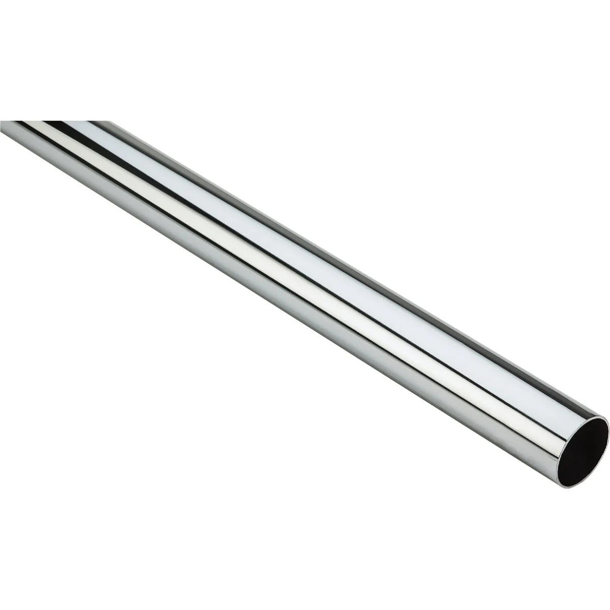 Organic Stanley Home Designs 6 Ft. x 1-5 16 In. Cut-to-Length Closet Rod Chrome Comfortable
