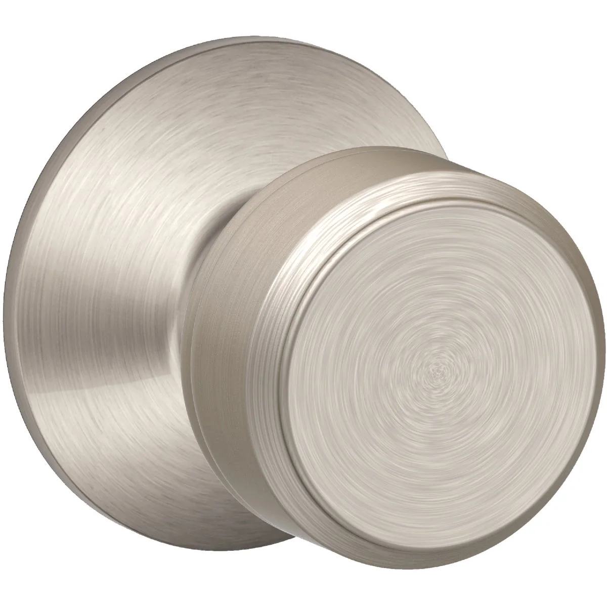 Relaxed Schlage Bowery Satin Nickel Passage Door Knob Superior