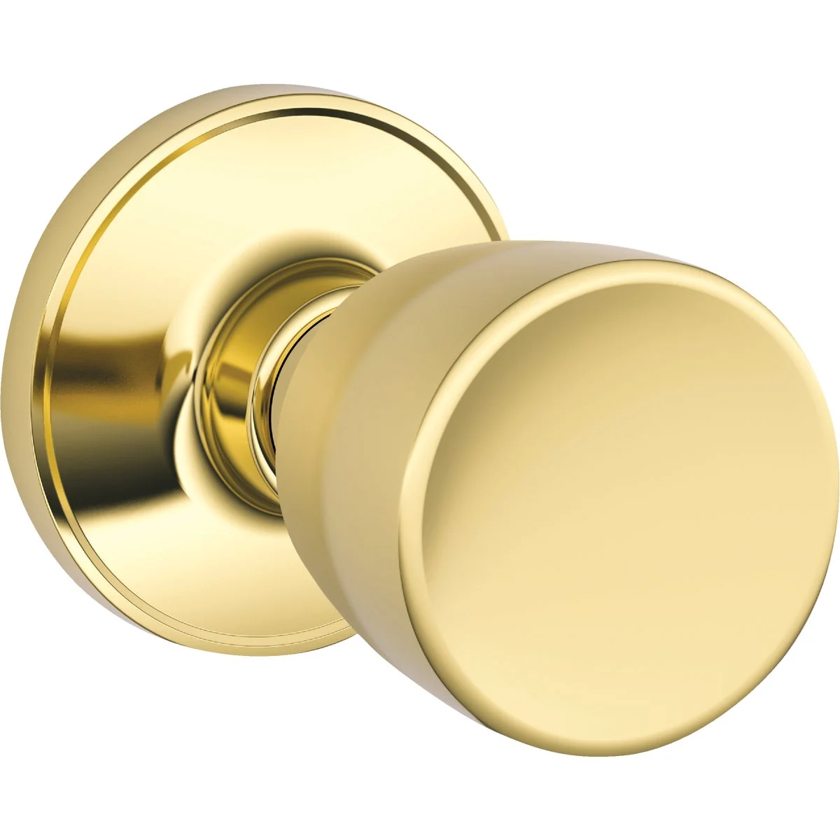 Proven Dexter Bright Brass Hall Closet Door Knob Smooth