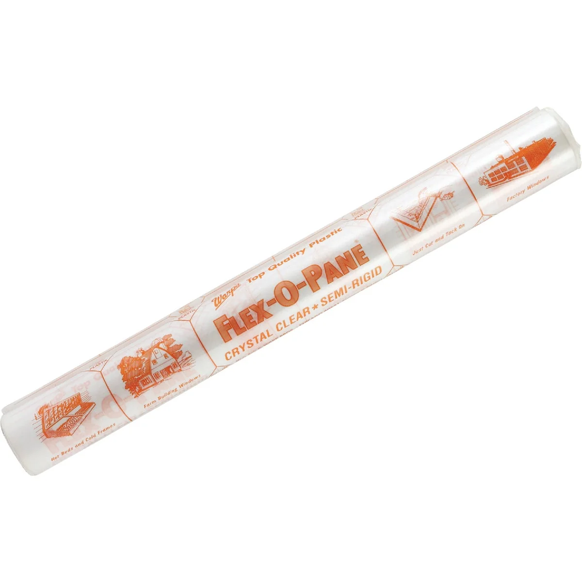 Genuine Warp’s Flex-O-Pane 36 In. x 150 Ft. x .005 Mil. Semi-Rigid Clear Plastic Sheeting Elite