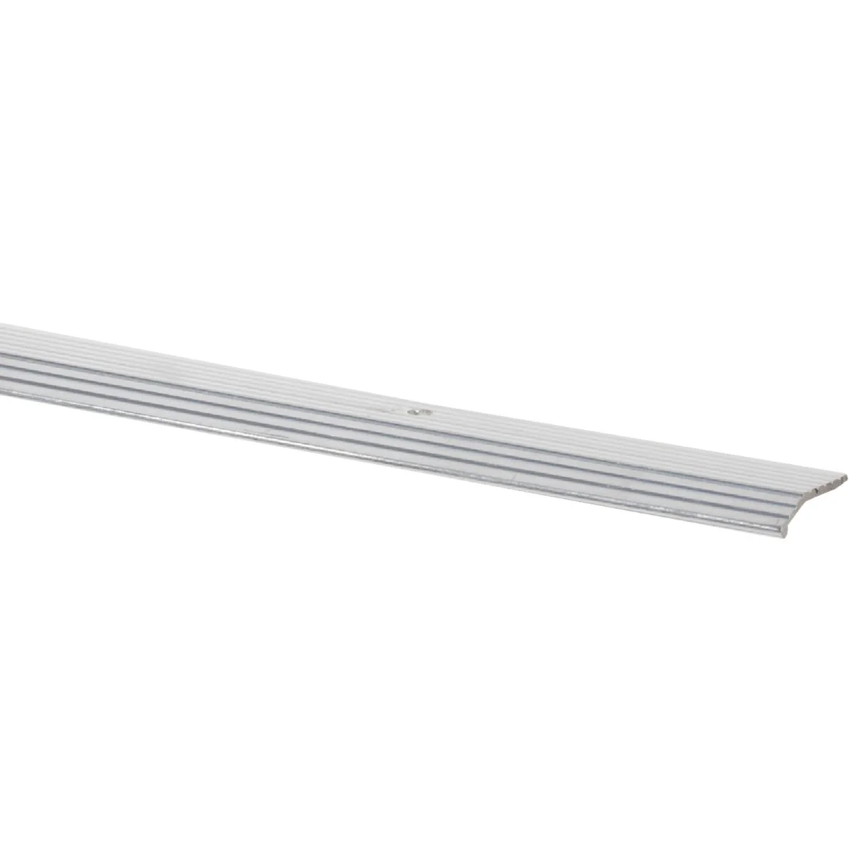 Trusted Do it Satin Silver Fluted 1 In. x 3 Ft. Aluminum Carpet Trim Bar Flexible