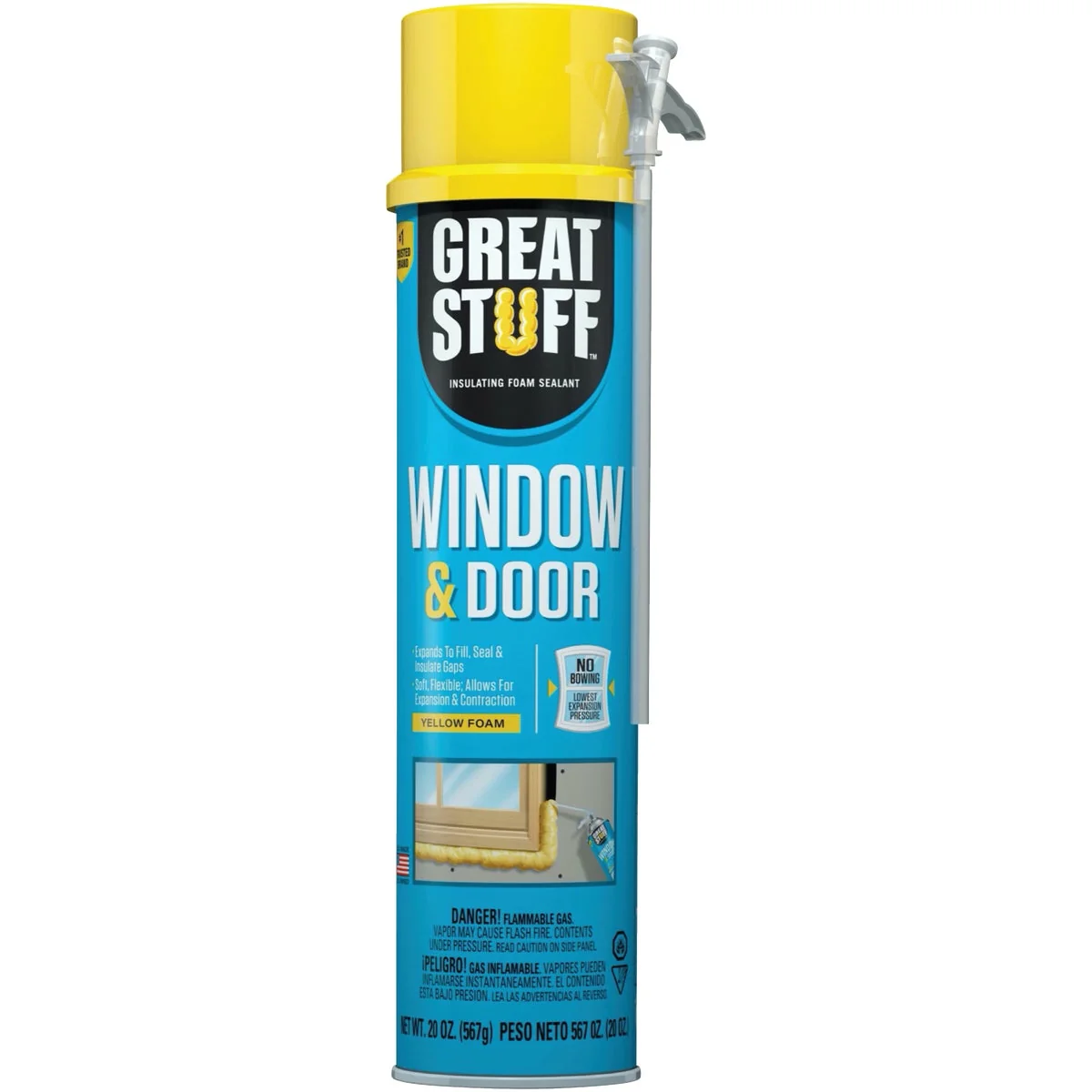 Exclusive Great Stuff Pro Window Door 20 Oz. Straw Foam Clean