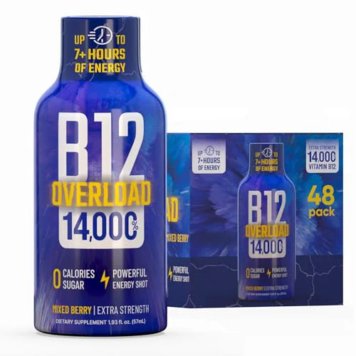 Comfortable B12 Overload Extra Strength Energy Shot 23.16 Fl Oz Soft