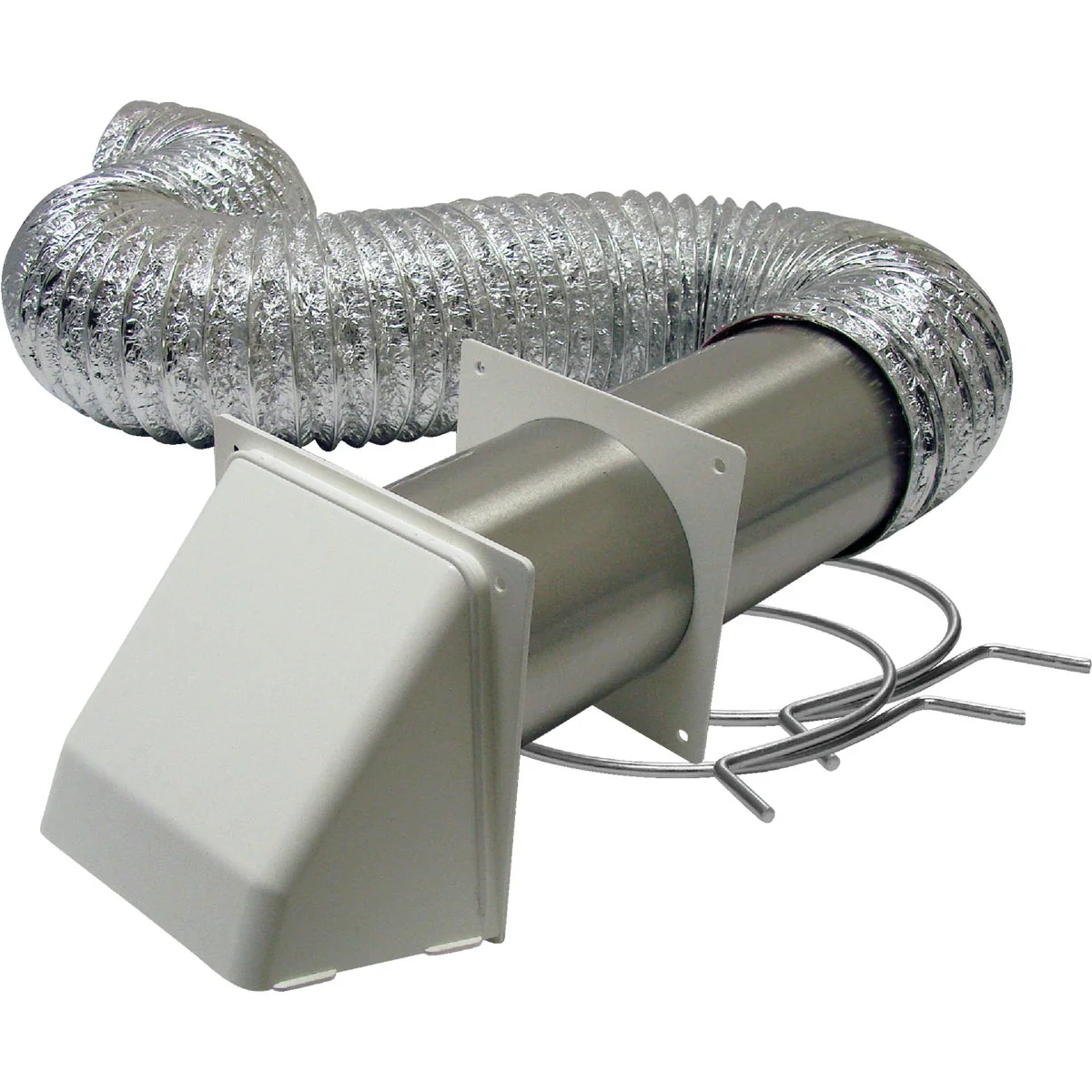 Innovative Lambro Brown Outside Dryer Vent Kit 6-Piece Smart