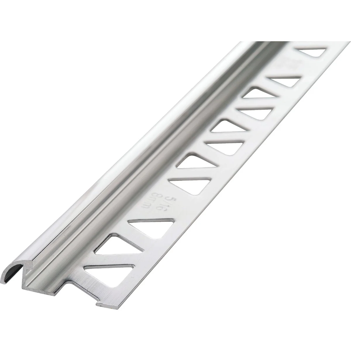 Verified M-D Building Products 3 8 In. x 8 Ft. Bright Clear Aluminum Bullnose Tile Edging Expertly Made