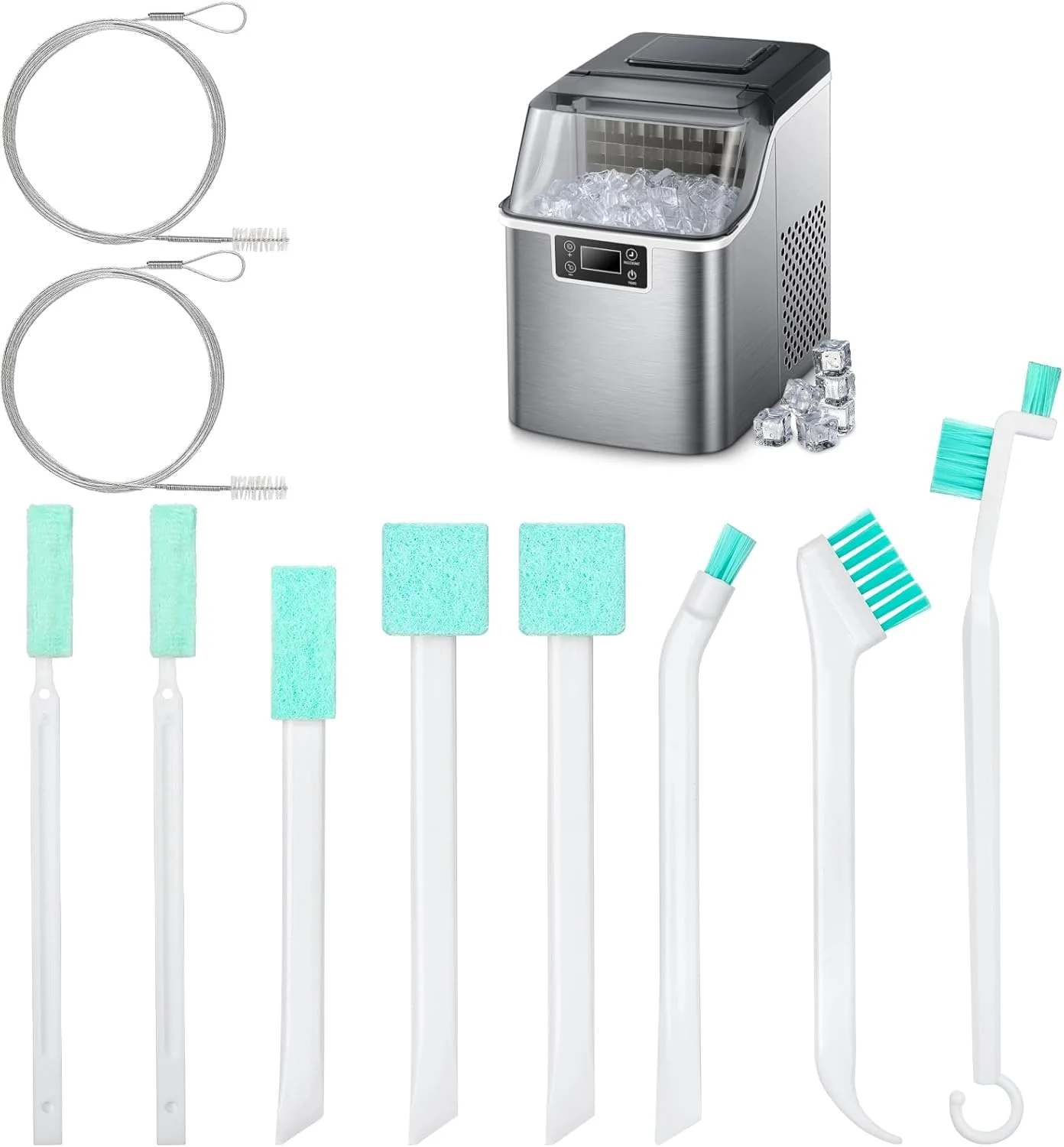 Healthy TUZAZO Ice Machine Cleaner Brush Kits 10 PCS Authentic