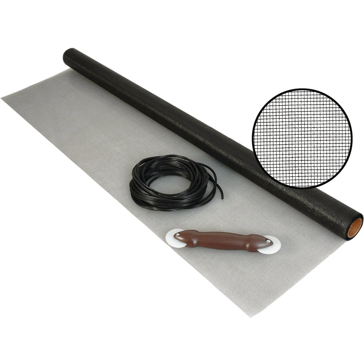 User-Friendly Phifer BetterVue 36 In. x 84 In. Black Fiberglass Screen Kit Certified