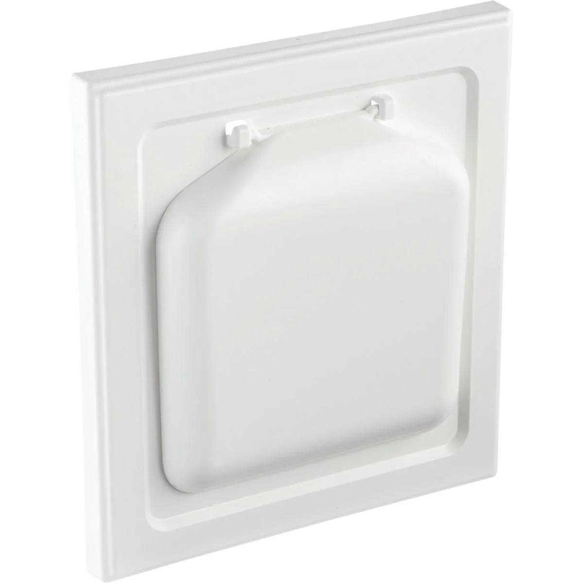 Contemporary No-Pest 4 In. White Plastic Wide Mount Dryer Vent Hood Excellent